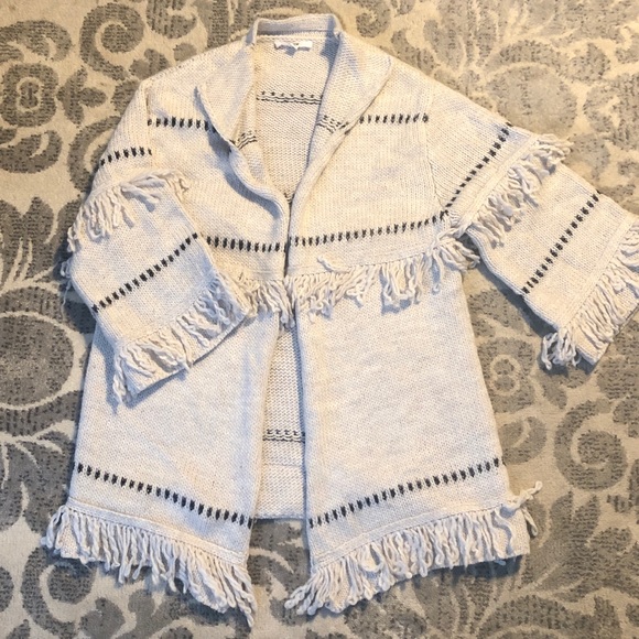 Jack by bb Dakota Fancy a shag fringe cardigan - Picture 3 of 6